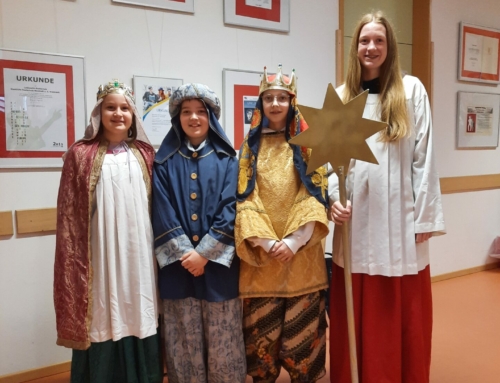 Sternsinger besuchen die Lobkos