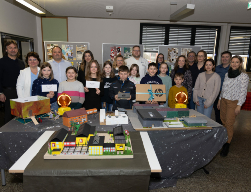 Junge Nachwuchstalente beim Schüler-Architektenwettbewerb an der Lobkowitz-Realschule