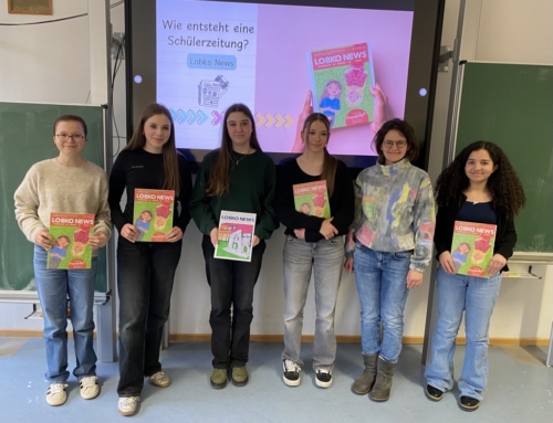 Besuch der AG Schreibwerkstatt bei unserer Schülerzeitung Lobko News